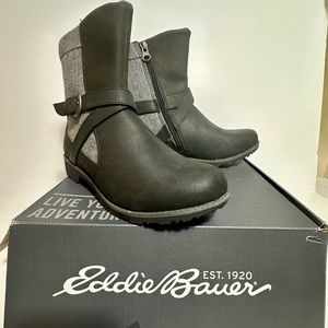 NEW Eddie Bauer Waterproof Winter Ankle Boots size 8